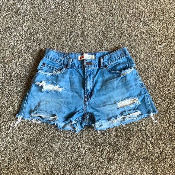 Levi's Pants - 505 Levi Distressed Shorts